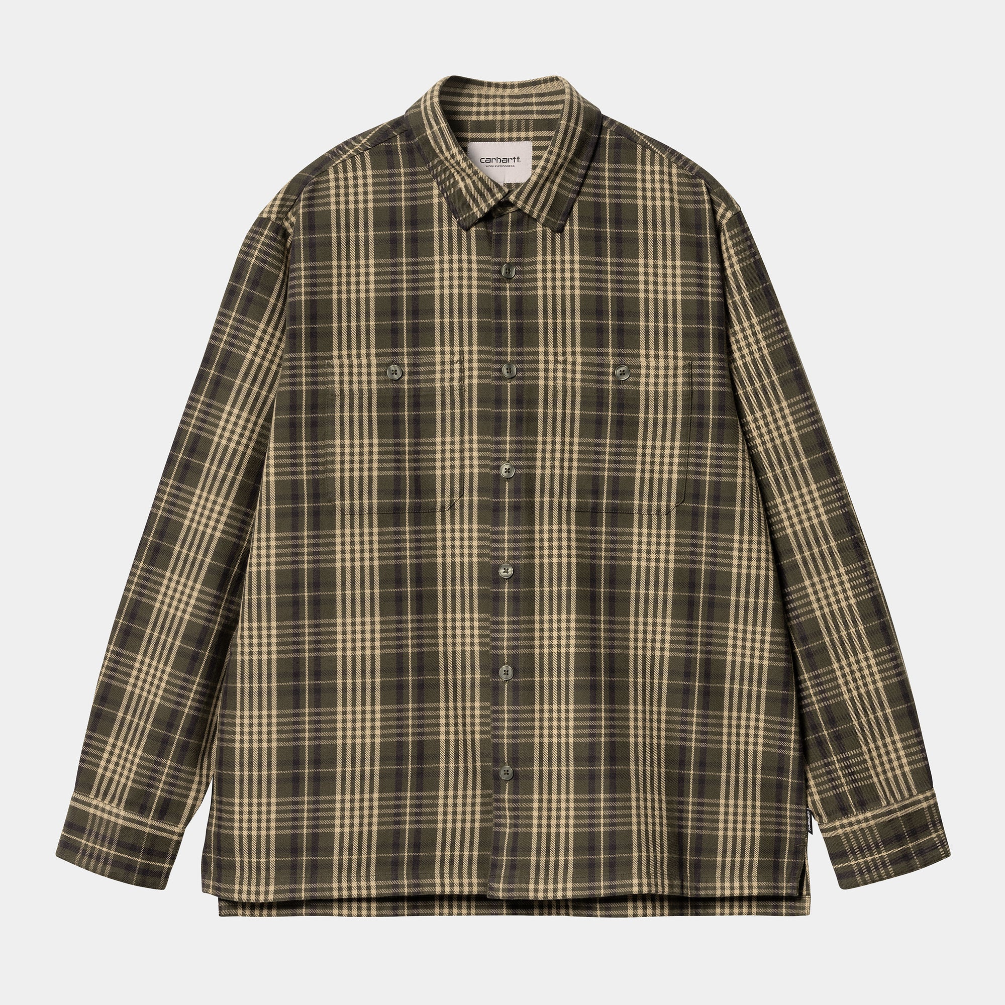 Carhartt WIP LS Mandlik Shirt - Office Green