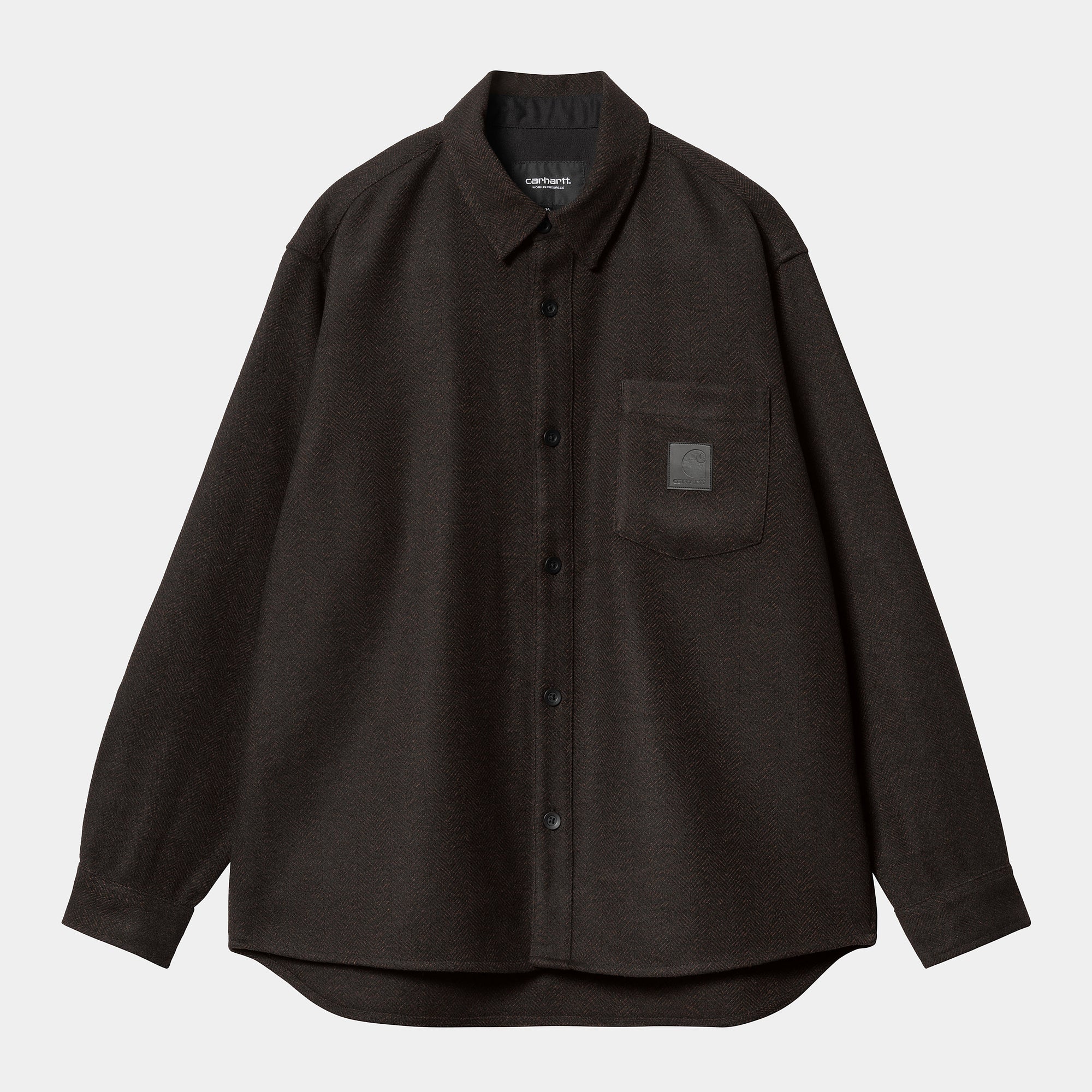 Carhartt WIP LS Truman Shirt - Chocolate / Black