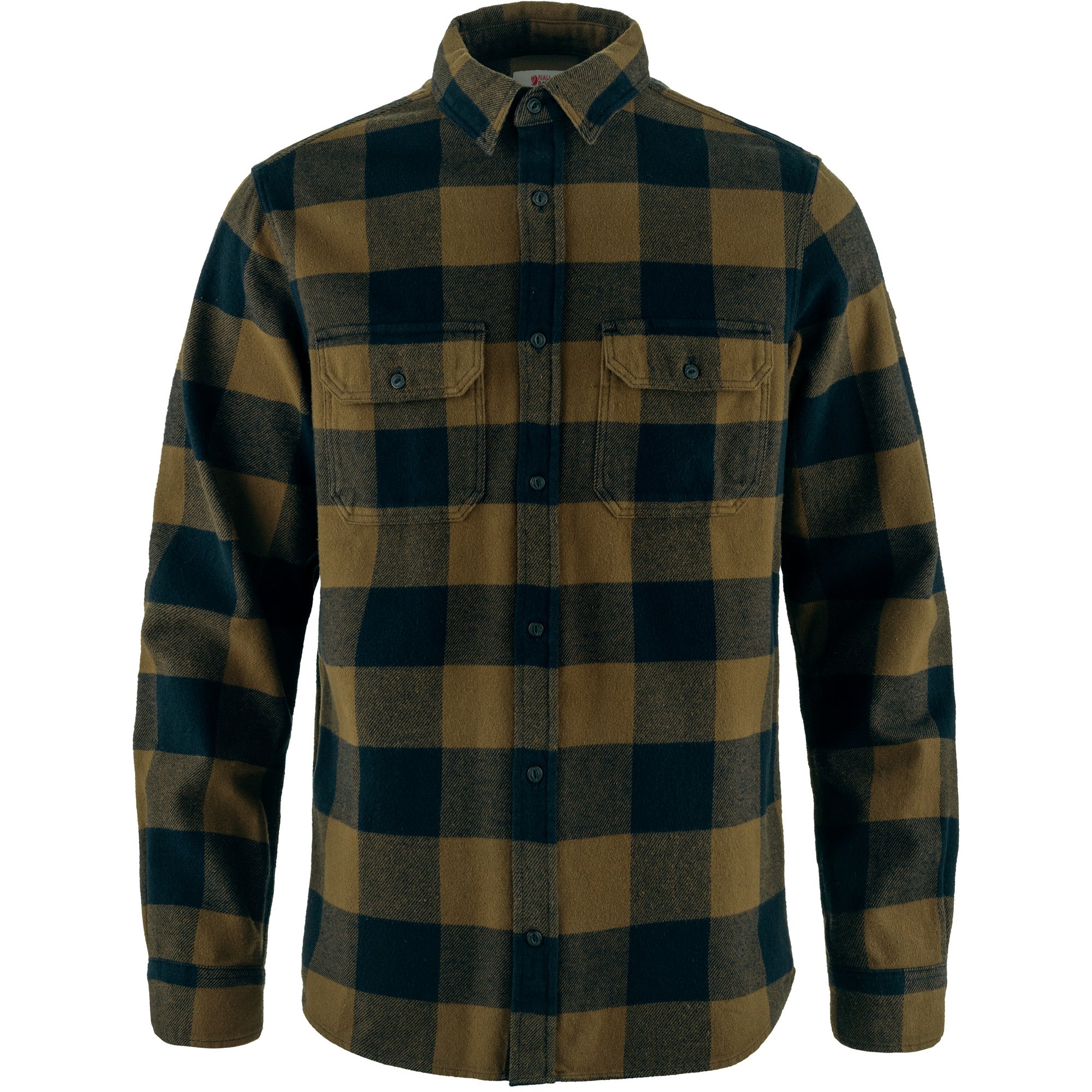 Fjallraven Ovik Heavy Flannel Shirt - Wood Brown