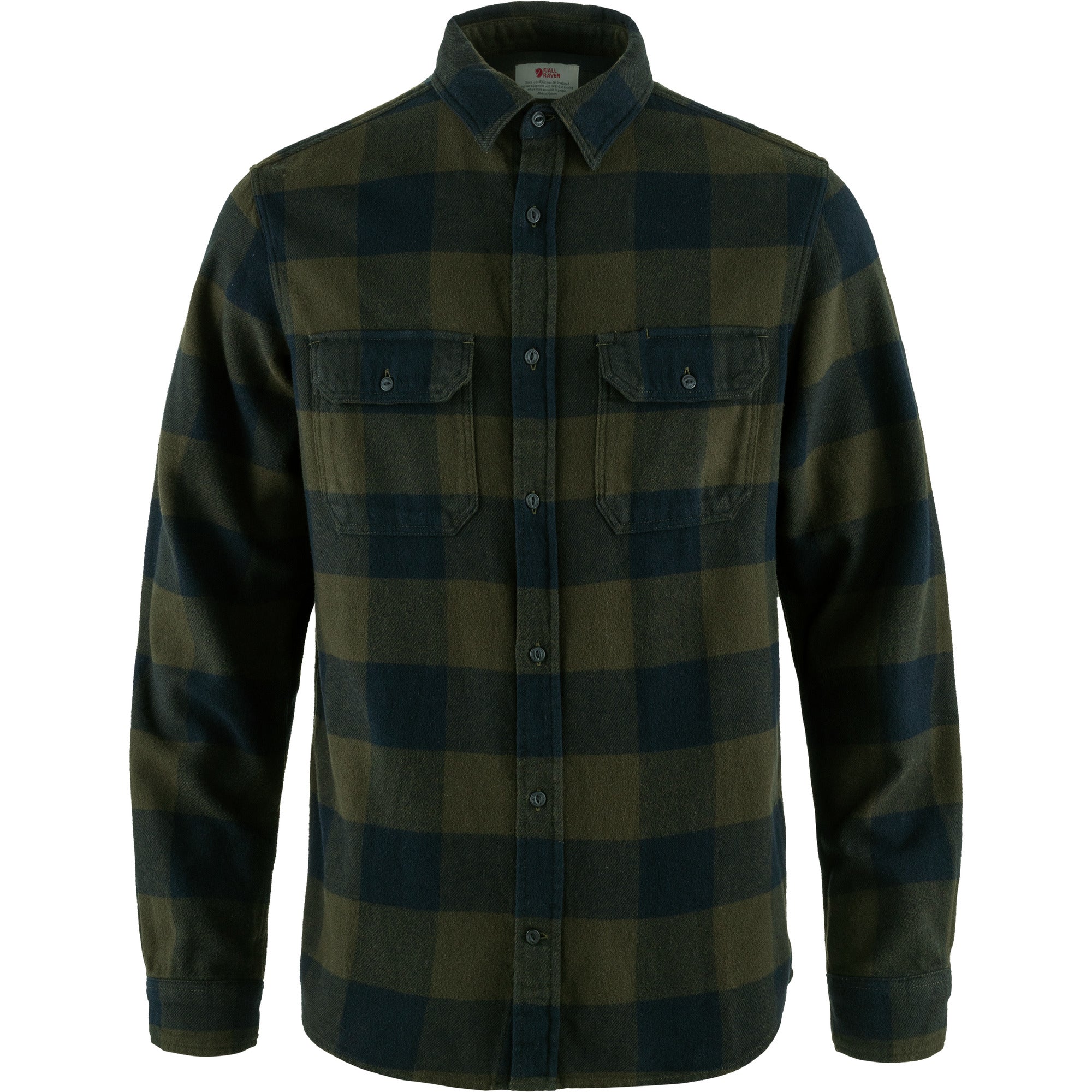 Fjallraven Ovik Heavy Flannel Shirt - Deep Forest