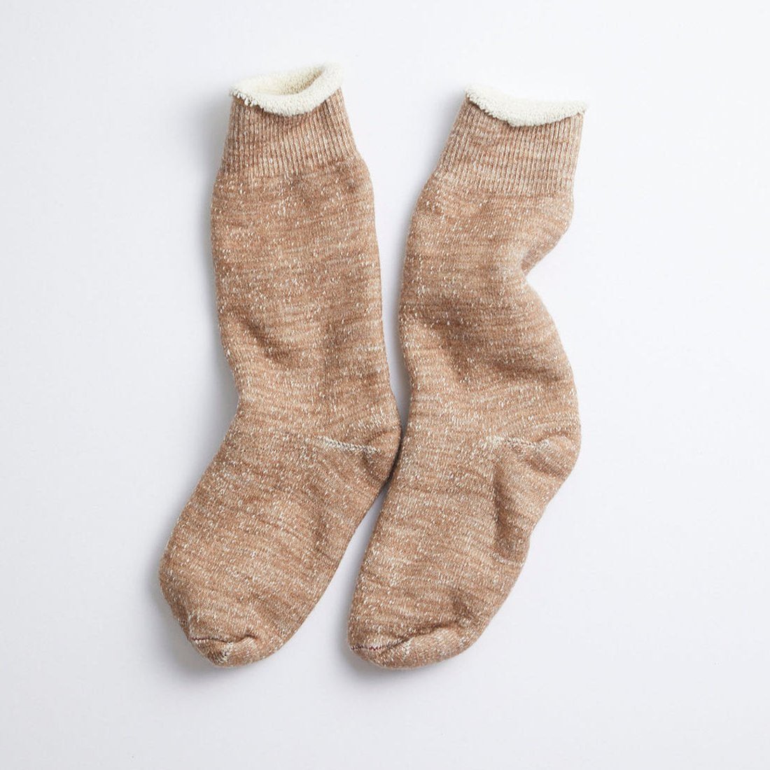 RoToTo Double Face Sock - Camel