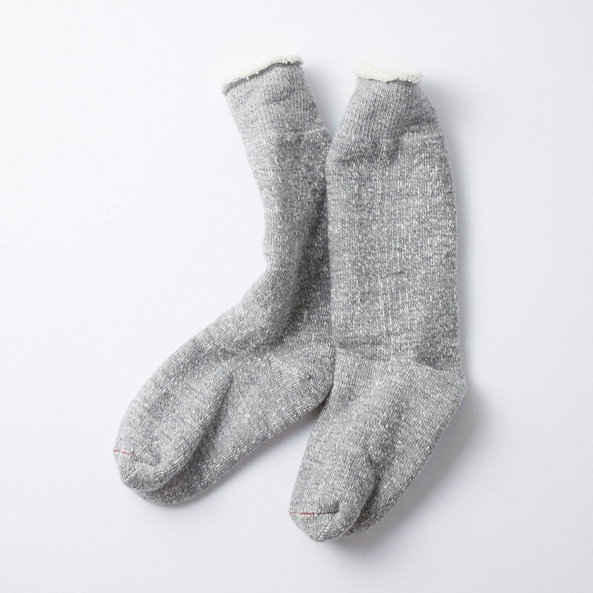 RoToTo Double Face Sock - Mid Grey