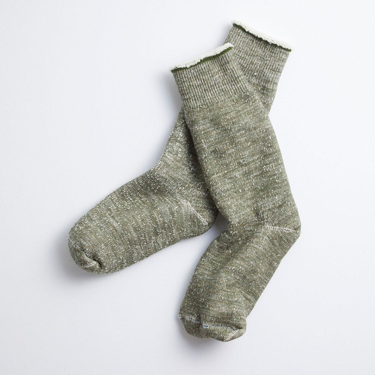 RoToTo Double Face Sock - Army Green