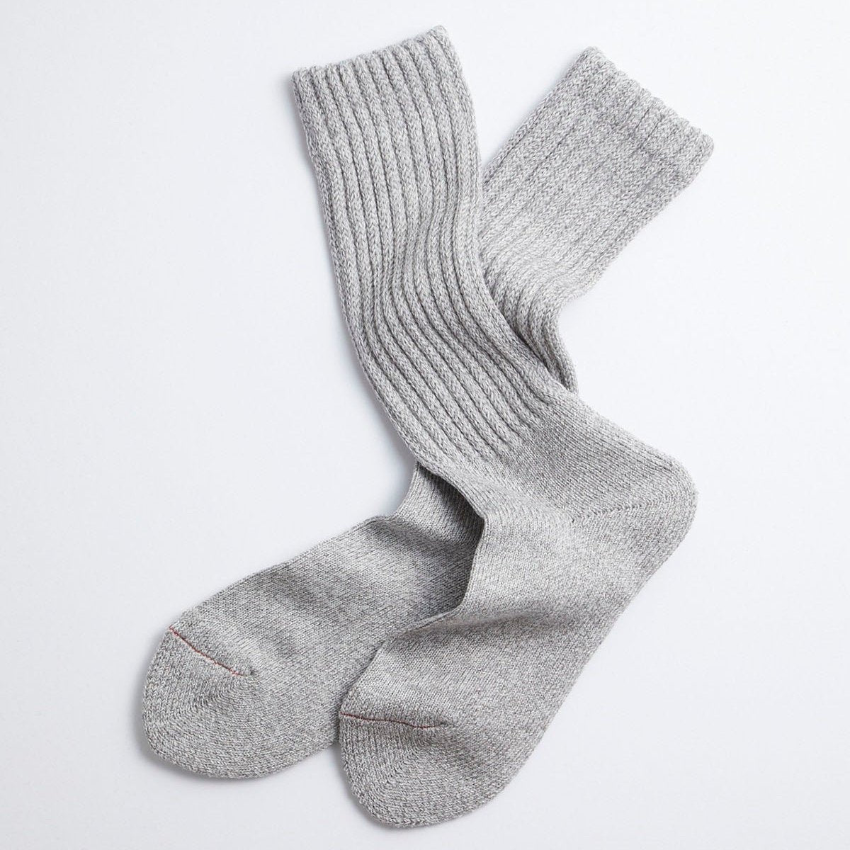 RoToTo Loose Pile Sock - Mix Grey