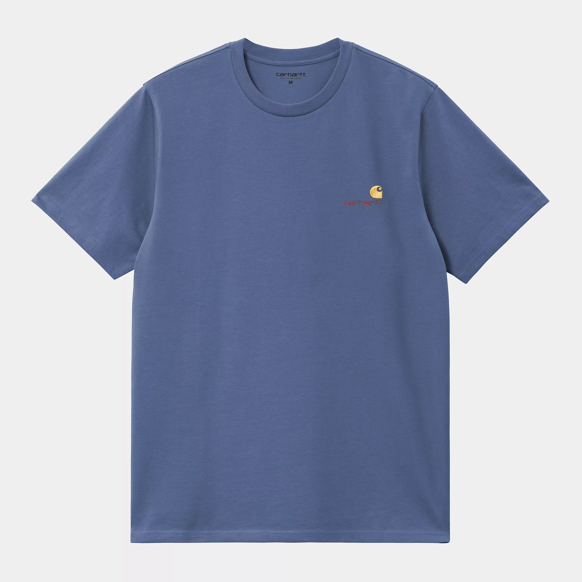 Carhartt WIP American Script T-Shirt - Blue Iris