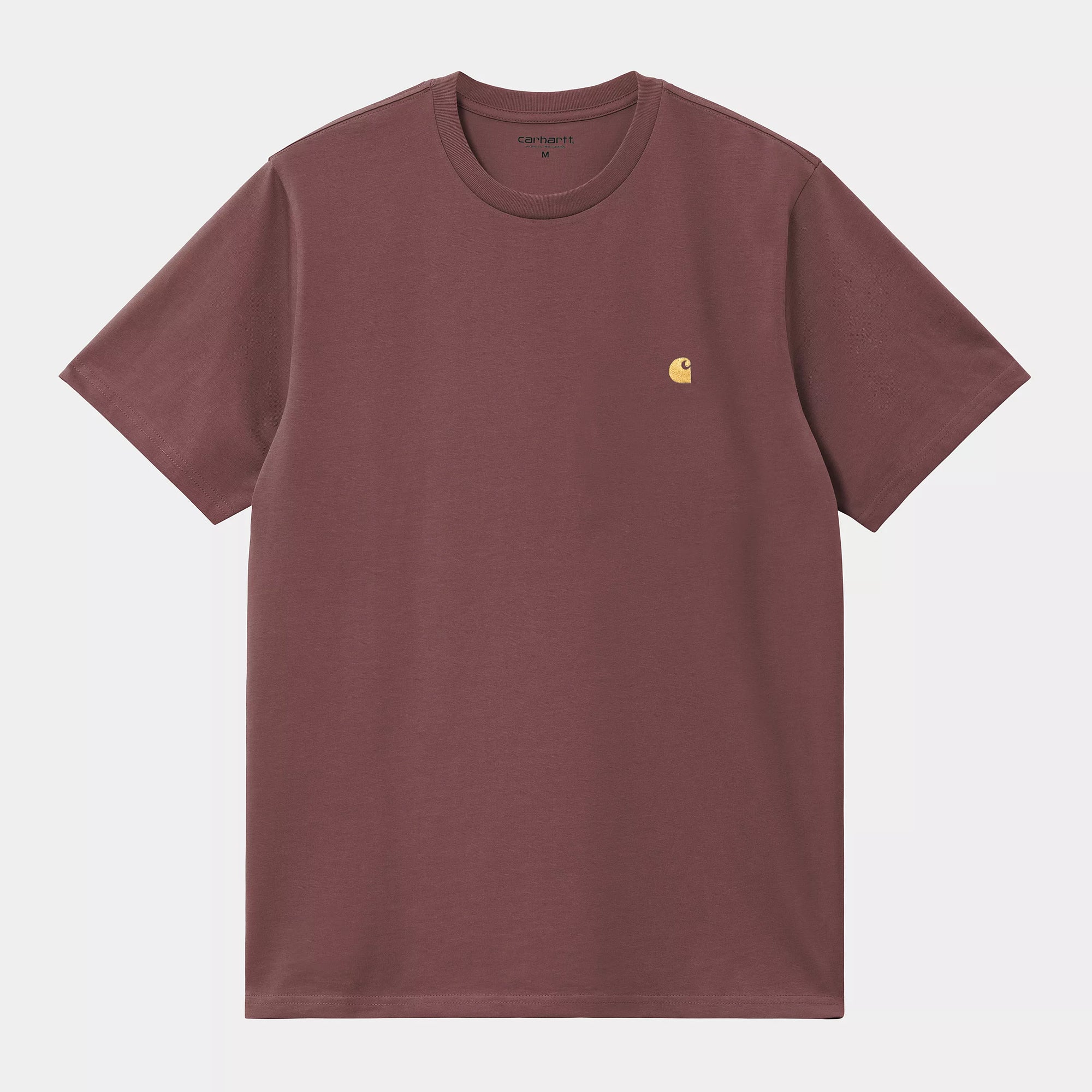 Carhartt WIP Chase T-Shirt - Dusky Pink / Gold