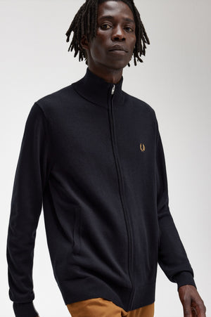 Fred perry clearance zip through cardigan