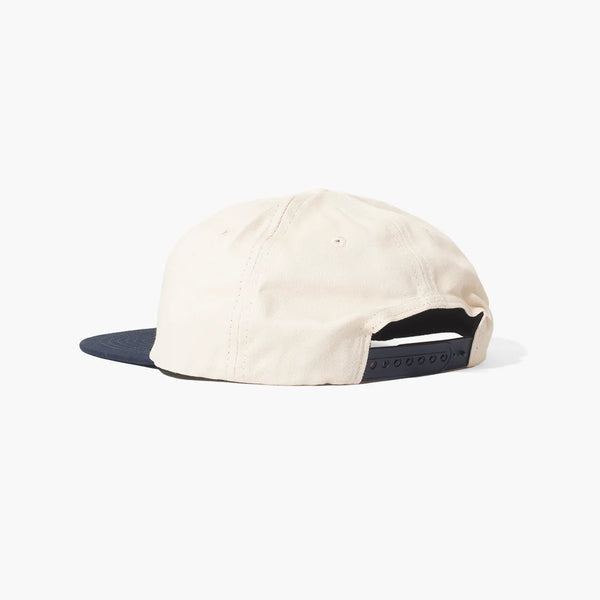 Buy the Parlez Mayport 6 Panel - Ecru | Jingo Clothing