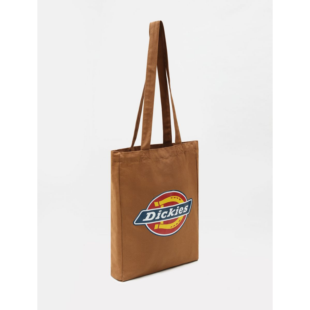 Buy the Dickies Icon Tote Bag Brown Duck Jingo Clothing