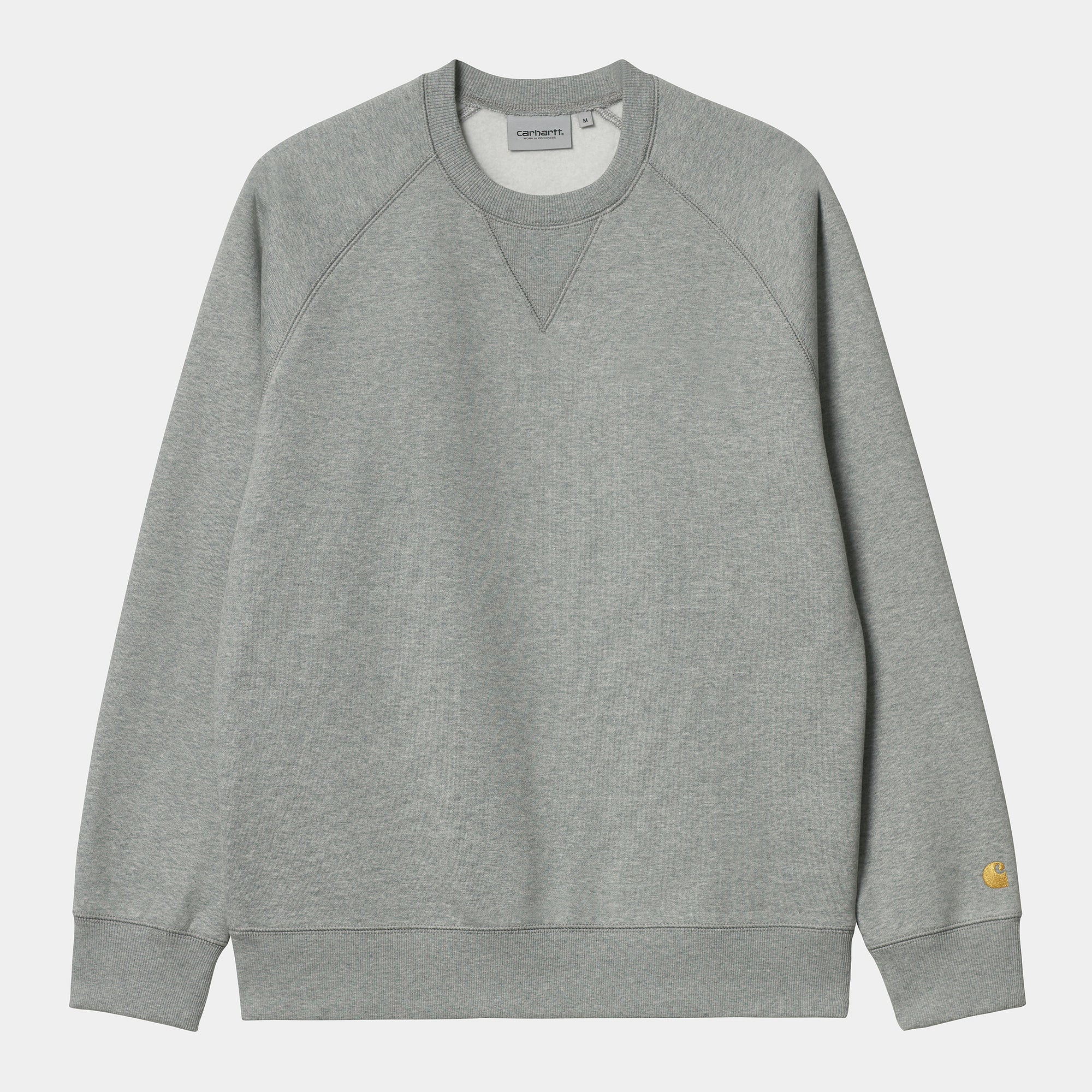 Carhartt WIP Chase Sweat - Grey Heather / Gold