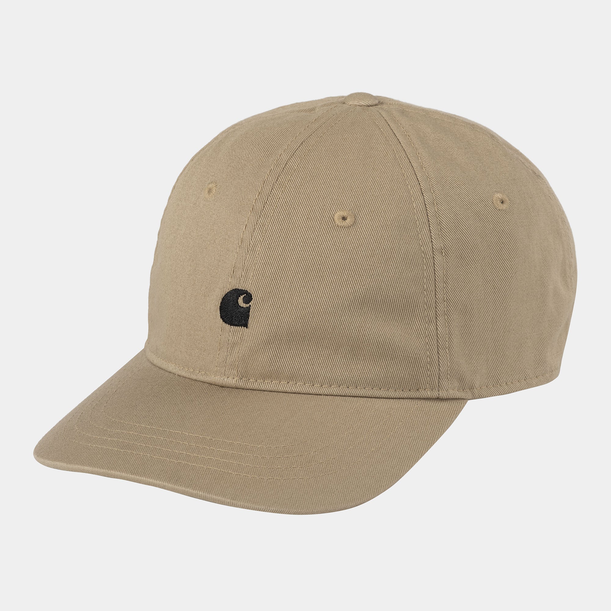 Carhartt WIP Madison Logo Cap - Leather / Black